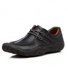Men's Leather Moccasins Lace-up